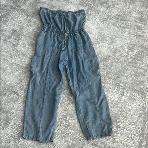 Blue Denim Jumpsuit